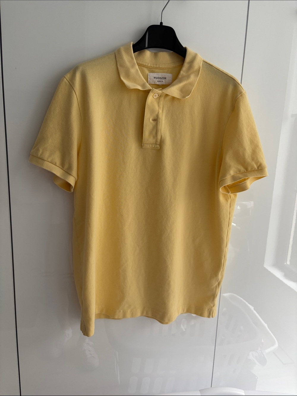 Hudson Jeans Pale Yellow Men’s Polo
